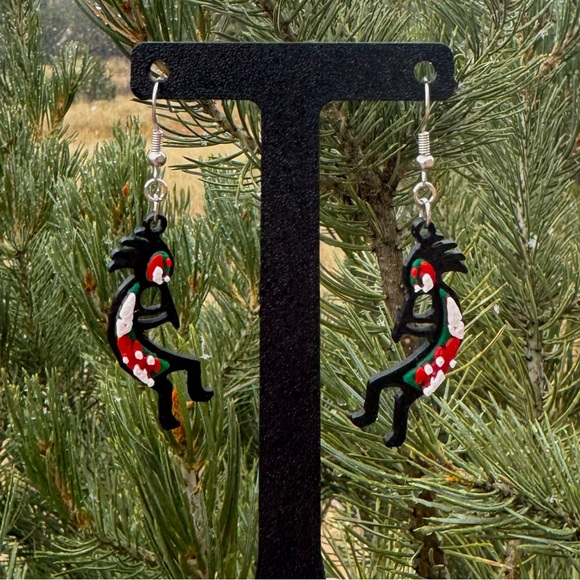 Kokopelli earrings - Picture 1 of 2